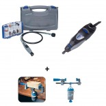 Multiherramienta Dremel 300 Series (300-1/55) + Torno portátil 3 en 1